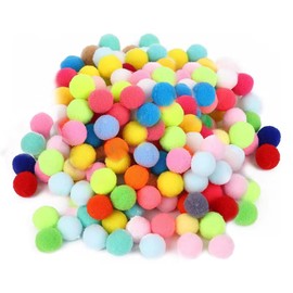 Zalizr 2000 Pcs Polypropylene Pom Poms, 5 MM Assorted Mixed Color Mini Fluffy Pom Poms for Crafts Making, DIY Projects, Holiday Party Decorations, Christmas Decor