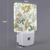 Chrobak LED Night Light,Green Maple Leaves LED Night Light Plug