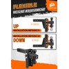 METOWARE Adjustable Trailer Hitch - Heavy Duty Tow Hitch Fits