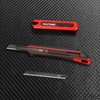 HAUTMEC 10PC 9mm Industrial Utility Knife Blades, SK2H Steel Box