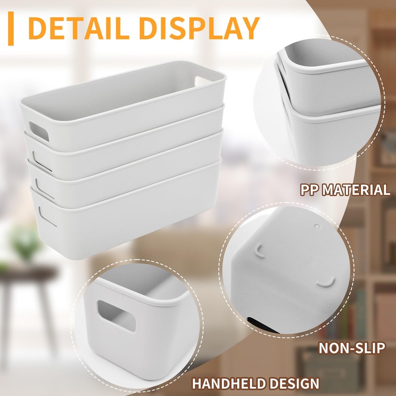 LYLIDIA Pack of 4 Storage Box Organiser Box Container 30