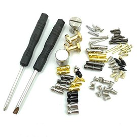 RD GARDEN Belt Buckle Repair Screws & Hooks Assorted 66pcs Kit (Multicolor, Brass, Stainless Steel)
