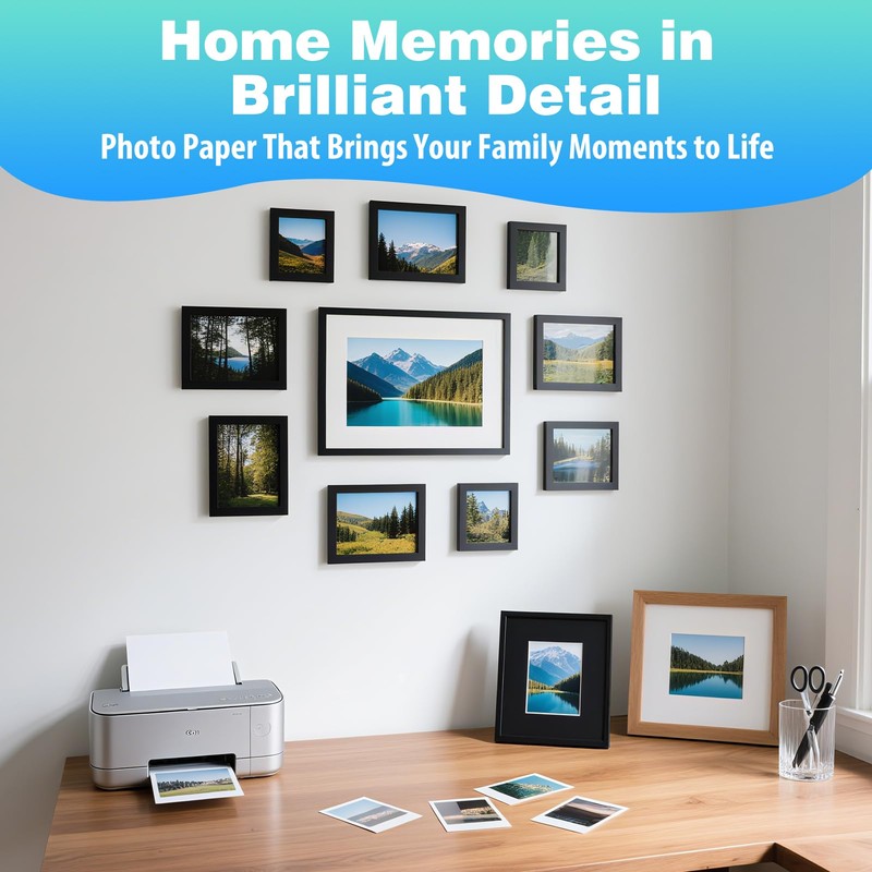Uinkit Double Sided Photo Paper Glossy 40 sheets 8.5x11 54lbs
