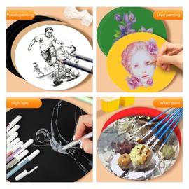 HUIFACAI Large Circles 13 Inch Diameter Colorful Round Cutouts Cutouts for Classroom Decorations, Versatile Round Cutouts, 20 Pieces Paper Circles in Assorted Colors, Pack of 20