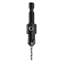 Trend Snappy TCT 9.5mm Diameter Countersink & HSS 2.5mm Drill for No6 Gauge Screws, Tungsten Carbide Tipped, SNAP/CS/6TC