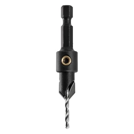 Trend Snappy TCT 9.5mm Diameter Countersink & HSS 2.5mm Drill for No6 Gauge Screws, Tungsten Carbide Tipped, SNAP/CS/6TC