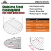 CAMPINGMOON Round Roasting Baking Steaming Cooling Rack Cooking Grid Grill