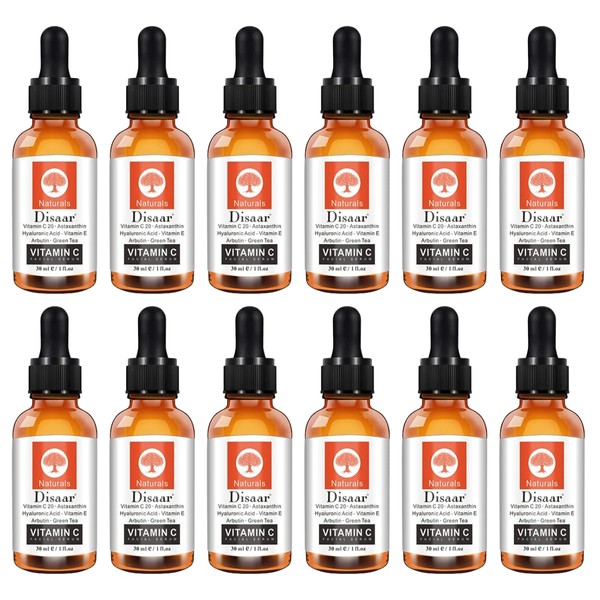 Set 12 Serum Facial Vitamina C Hidratacion Total Elimina Manchas