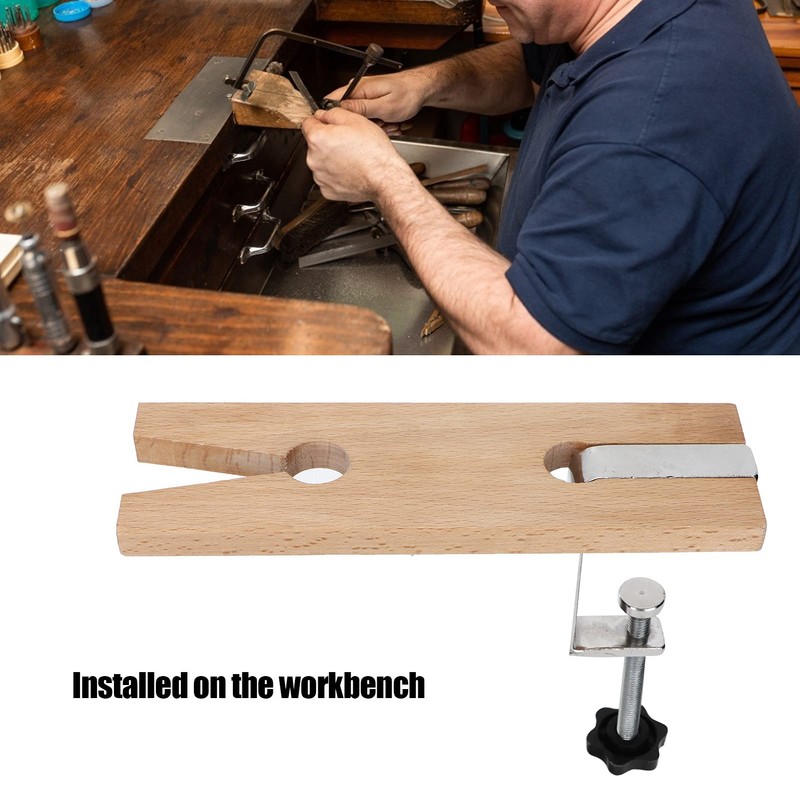 Jewelers Workbench, Professional Convenient Polishing Cutting Practical Jewelers Bench Pin