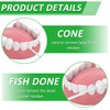 1100Pcs Dental Picks Plastic Toothpick Oral Hygiene 2 Way Interdental