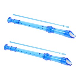 Kisangel 2Pcs Flute Beginner Wind Instrument Lightweight Portable Recorder for Easy to Clean and Store for Music Learning and Practice
