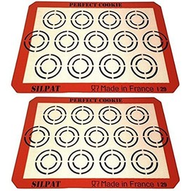Silpat AE420295-12 Perfect Cookie Baking Sheet (2 Pack)