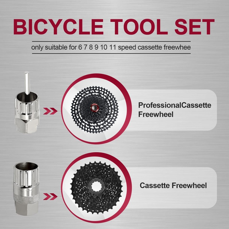 Sternstunde Bicycle Chain Whip - with Cassette Lock Ring Tool