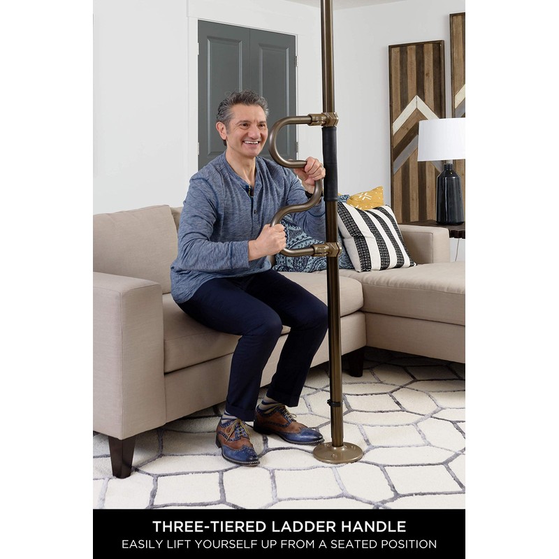 Signature Life Double Grab Bar Accessory, Compatible with The Sure