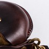 Cramp Portable Ashtray, Butt Holder, Leather, Brass, Stylish, Men's Key