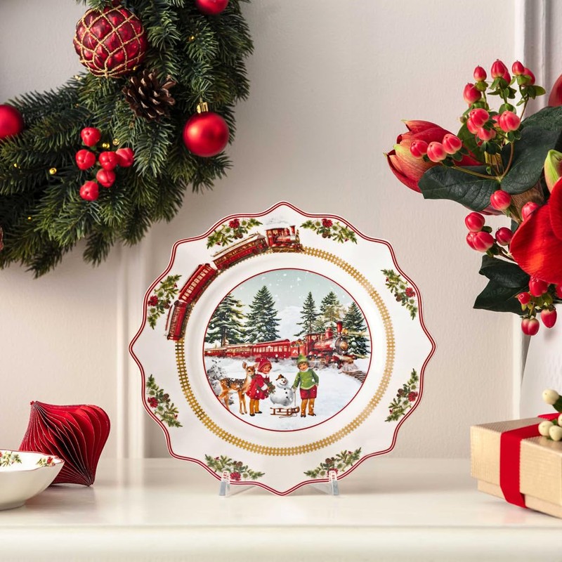 Villeroy & Boch Annual Christmas Edition Year Plate 2025 23.5