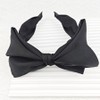 Black Big Bowknot Headband Bows Head Bands Wide Knotted Headbands