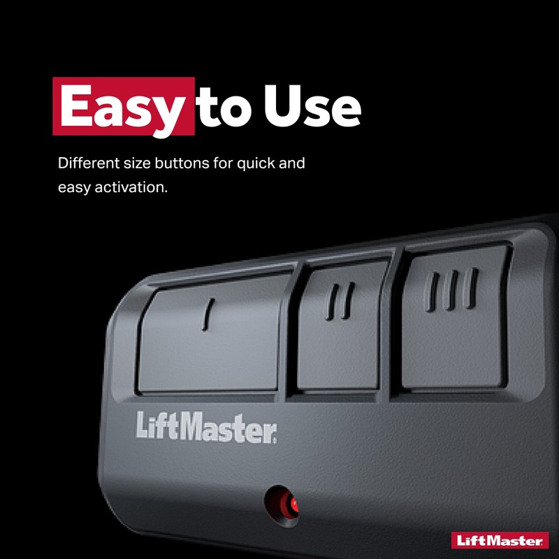 LiftMaster 893Max Security+ 2.0 3-Button Gate Operator Remote Control with