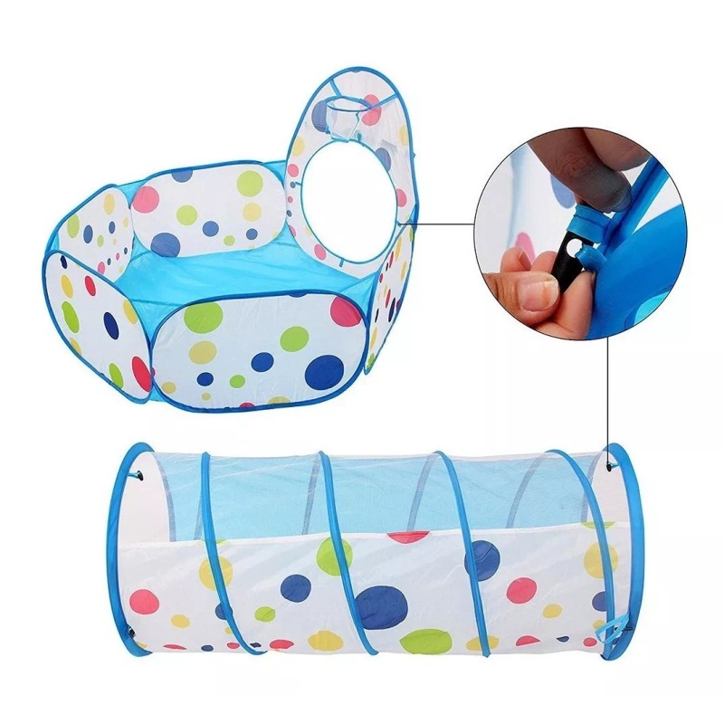 Luxury Tienda Tunel De Juegos Gimnasio Didáctico 3en1 Bebés Niños