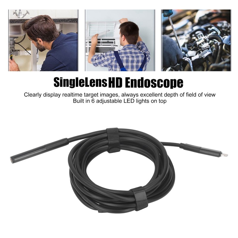 Single Lens HD Pipe Endoscope 30FPS 1920x1440 IP67 Industrial Pipeline