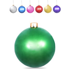 Inflatable Oversized Ornaments Jumbo Christmas Balls 15" 18" 25" or 30" inches Holiday Decorations Indoor Outdoor