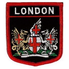 Klicnow London City Embroidered Patch 6CM X 7CM (2 1/2" X 2 3/4")