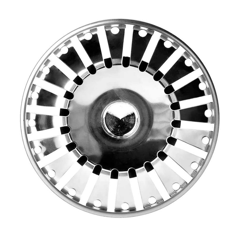OcioDual Sink Strainer Plug, Diameter 83 mm, Stainless Steel Waste