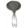 Garden Of Arts Silver Handheld Salon Barbers Hairdressers Mirror with