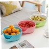 iplusmile Cleverly Designed Snack Bowl Nut Bowl Fruit Container for