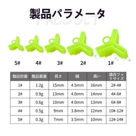 QuickYen 100pcs Hook Covers Fishing Hook Safety Caps 5 Sizes 20pcs Each Cover Fishing Tackle Lure Cap Holder Protection Durable Lightweight (White)