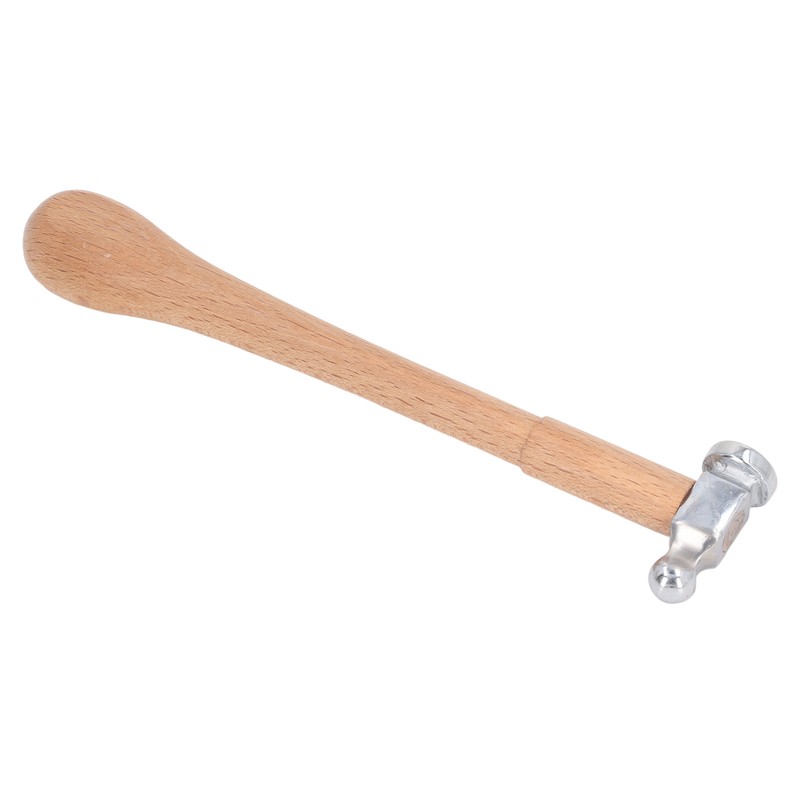 Mini Hammer High Carbon Steel Round Head Ergonomic Wooden Handle