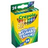 Crayola Washable Crayons, School Supplies, 24 Count