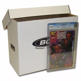 BCW (3x) BCW Graded Comic Book Storage Box- Corrugated Cardboard Storage Box