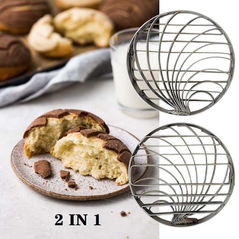 Cutter Mexican Bread Mold Made Of Stainless Steel 4.1 Inch,Stamp