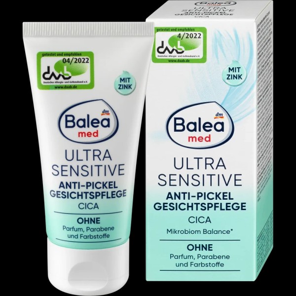 Balea Med Ultra Sensitive Anti-Pimple Cream, 50ml