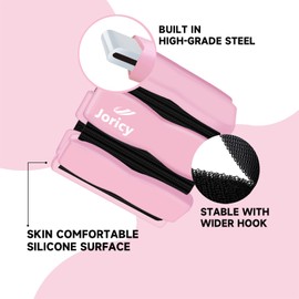 Adjustable Ankle Weights for Women Men 2 LBS Set [1 lb Each Weight] Silicone Wrist Weights Pilates Arm Leg Weighted Bracelet for Yoga Dance Physical Therapy Running Walking Swimming Fitness Pink