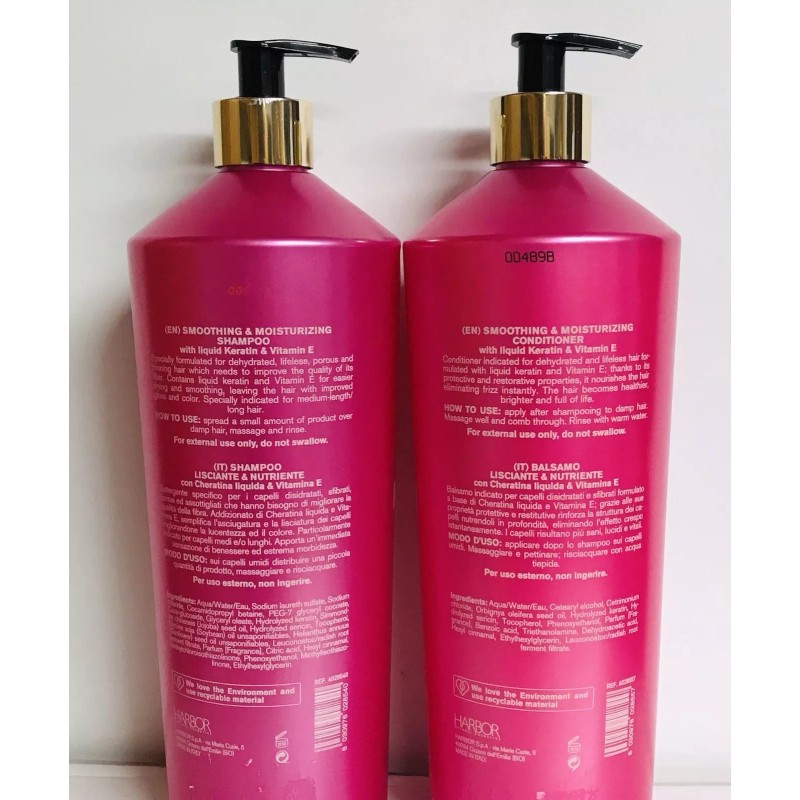 Harbor ~ Keratin & Vitamin E Smoothing & Moisturizing Shampoo