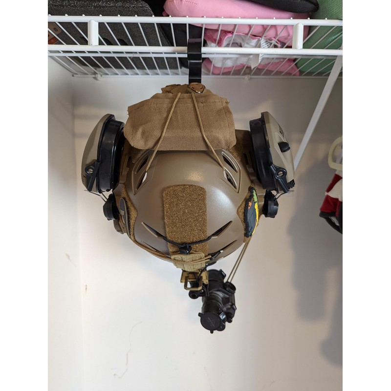 Bump and Tactical Helmet Hanger Gear Mount Holder Storage Rack