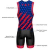 Wixen Men’s Triathlon Suit –Breathable & Padded Tri Suit for