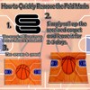 Basketball Court Rug 5'x7', Sports Rugs for Boys Bedroom, Basketball