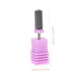 Baluue Sturdy Tungsten Steel Grinding Head Nail Drill Bit Safety Bits for Nail Drill for Manicure Accessories