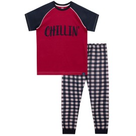 Harry Bear Boys Chill Out Pyjamas Red Age 9 to 10 Years