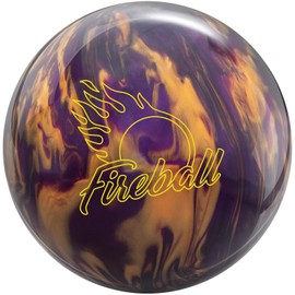 Ebonite Fireball Purple/Gold Bowling Ball (13, Pounds)