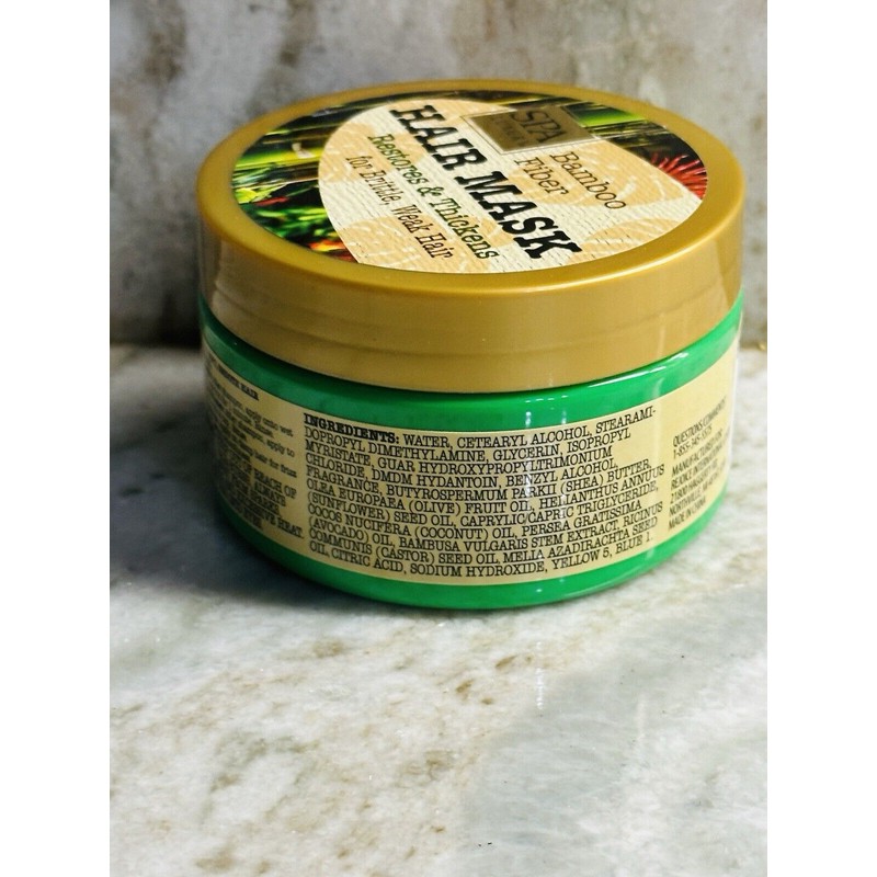 CURLS SPA Luxury Bamboo Fiber /Castor Oil/Neem Oil Hair Mask-