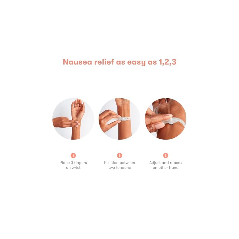 Frida Mom Banda Antináuseas| Alivio Natural de las Náuseas Matutinas