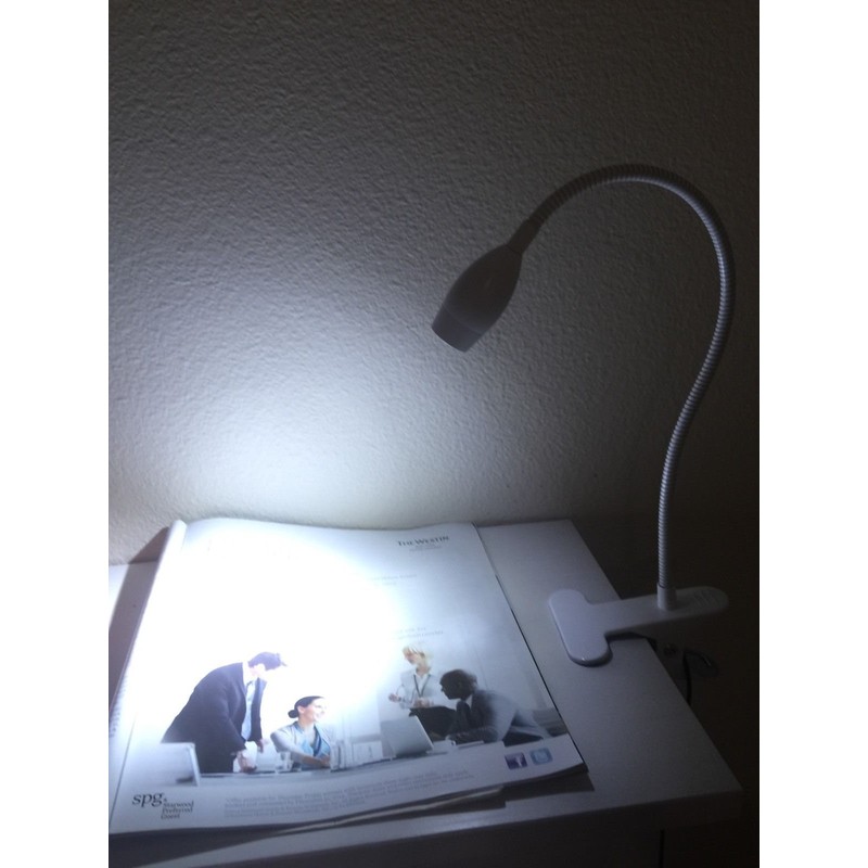 New Gooseneck USB SMD LED Portable Reading Light Table Lamp