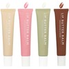 Bálsamo Labial Con Color, 4 Unidades, Hidratante Natural, Con Manteca