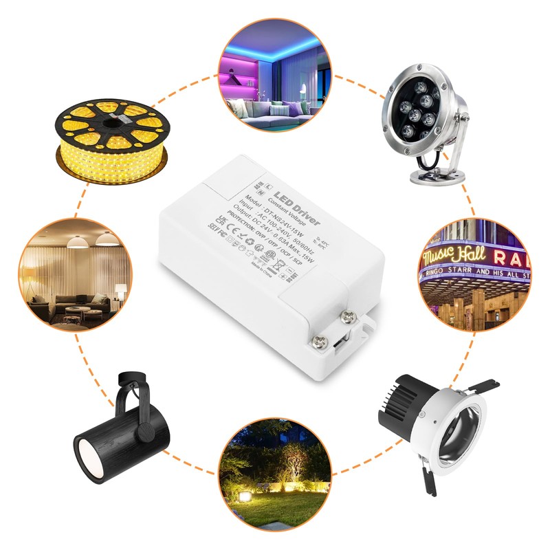 LED Transformer 24 V 0.63 A, LED Transformer 24 V