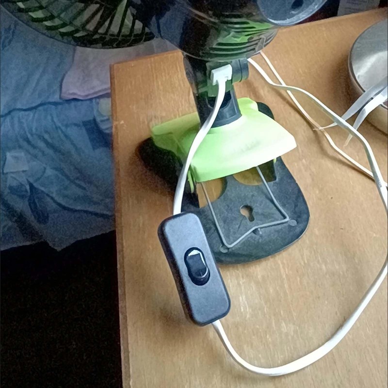 Yesmin 2 Pcs 6A DP Inline Cord Switch,2 or 3