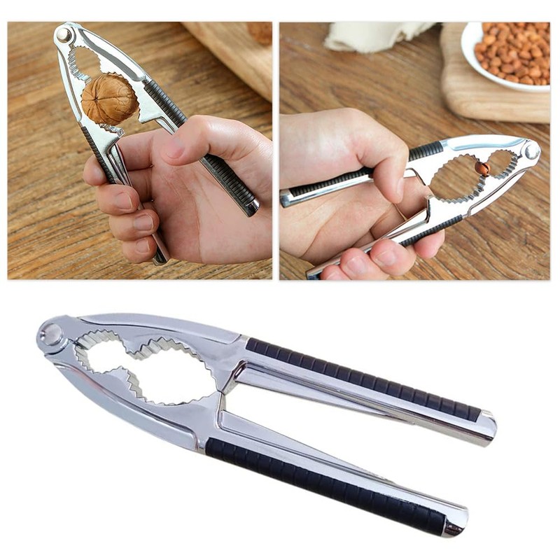 YYMEIDS Nutcracker Walnut Cracker Heavy Duty with Non-Slip Handle Stainless